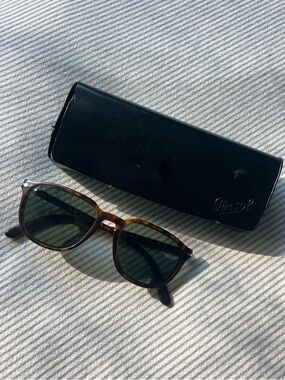 Persol 649 Tortoise Sunglasses PO0649 140 3N Hand Made in Italy + Case